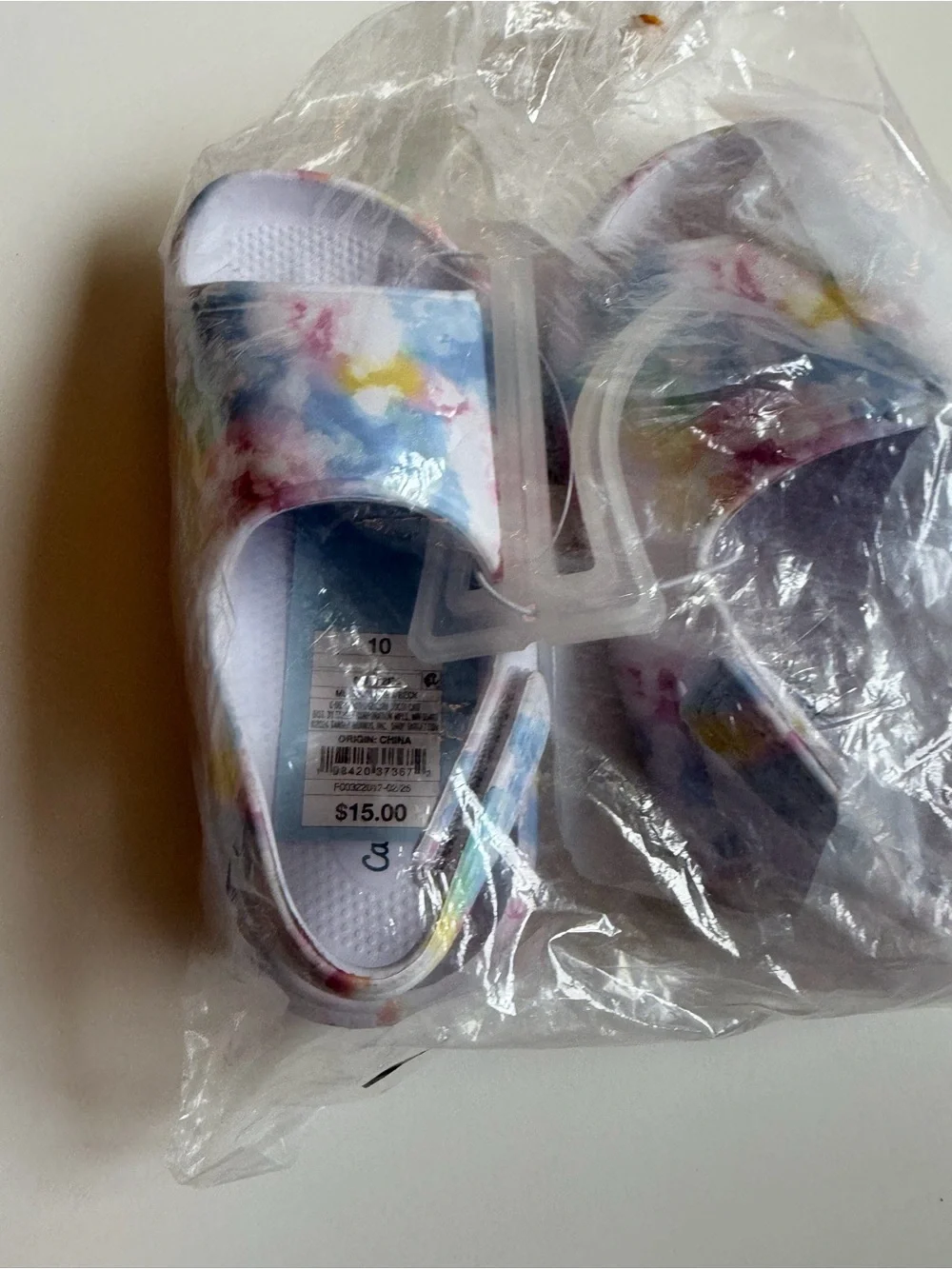 Cat& Jack Kids Tie-Dye Slide Sandals